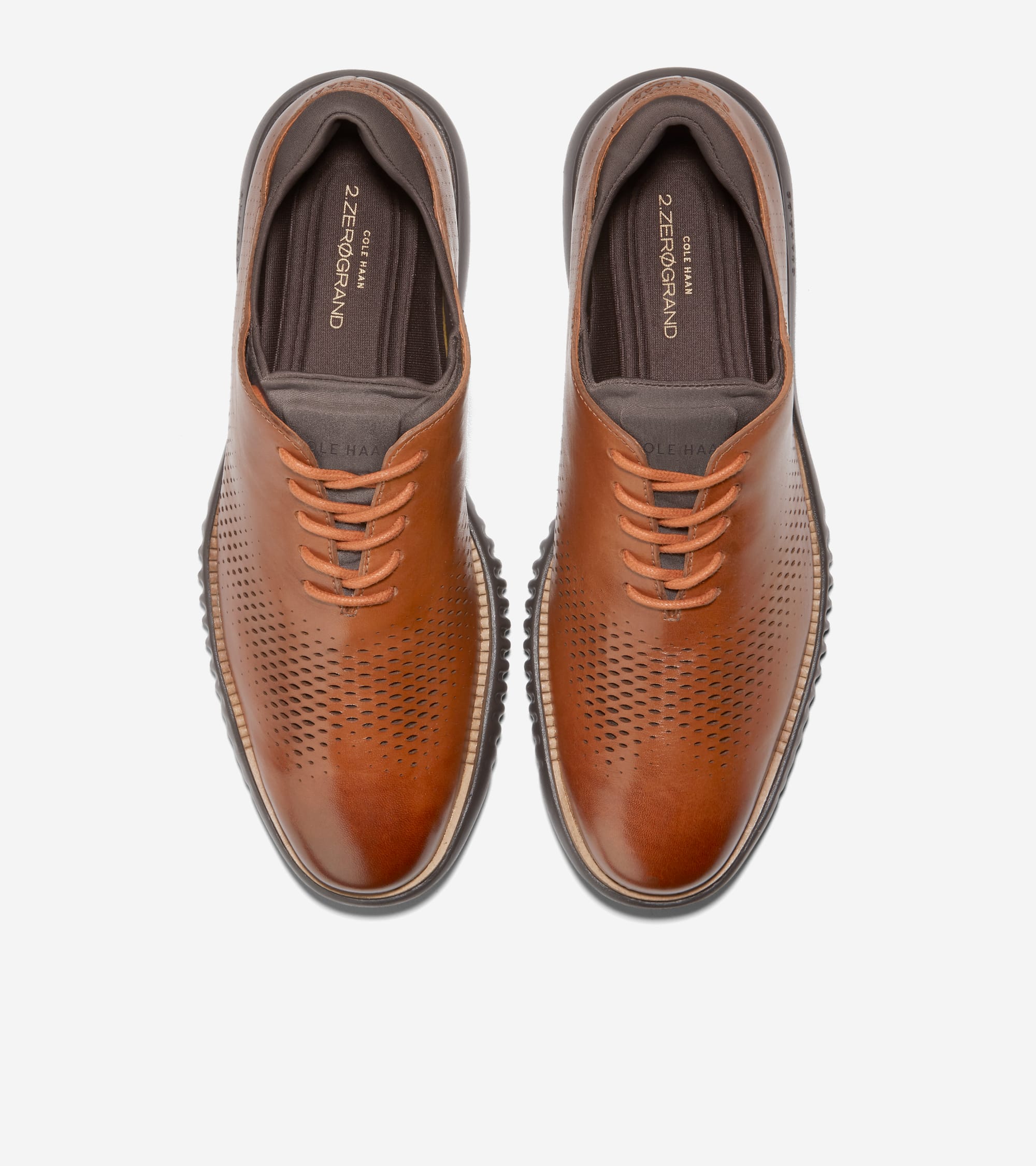 Men's 2.ZERØGRAND Laser Wingtip Oxfords