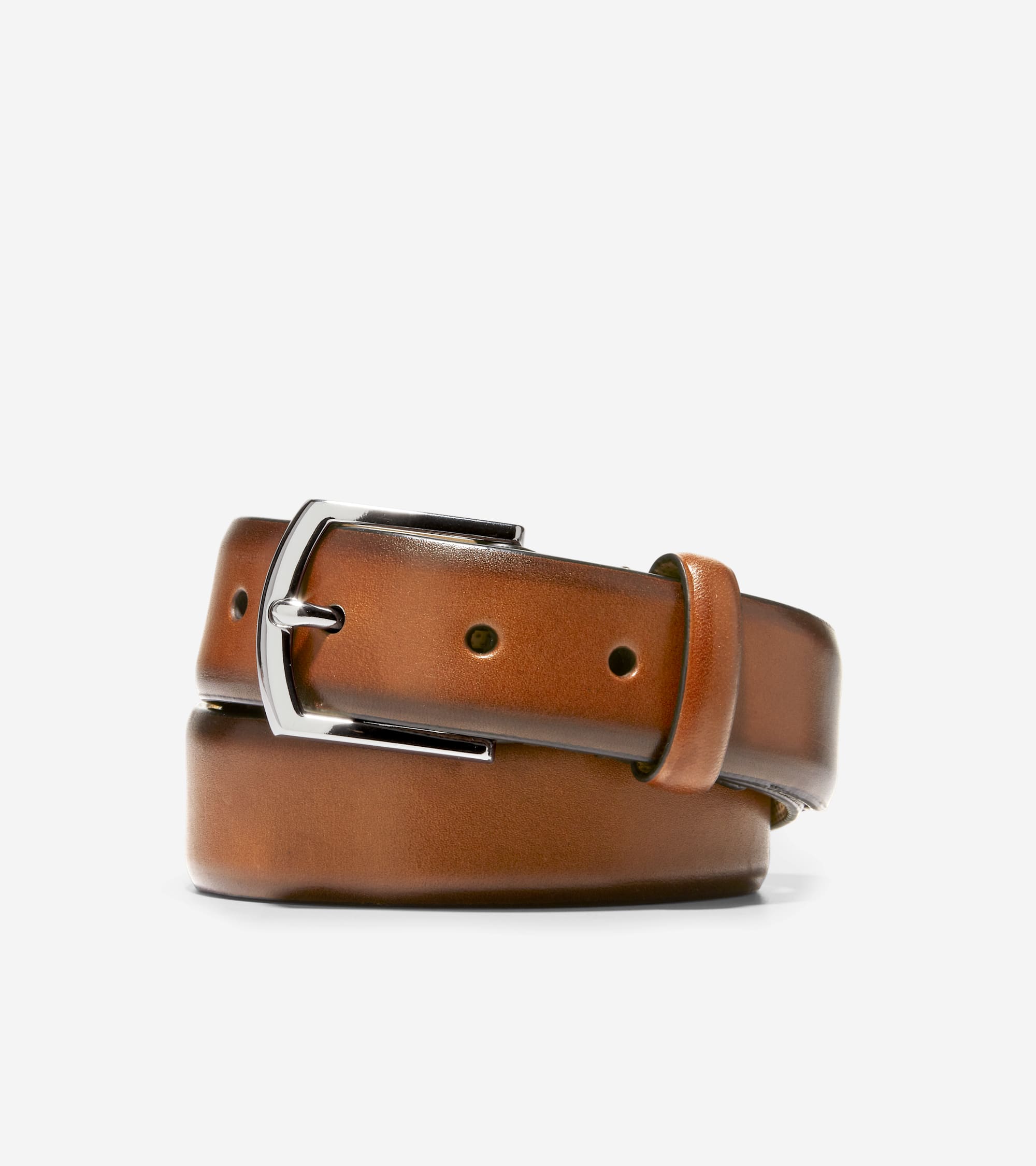 Lewis 32mm Burnished Leather Belt