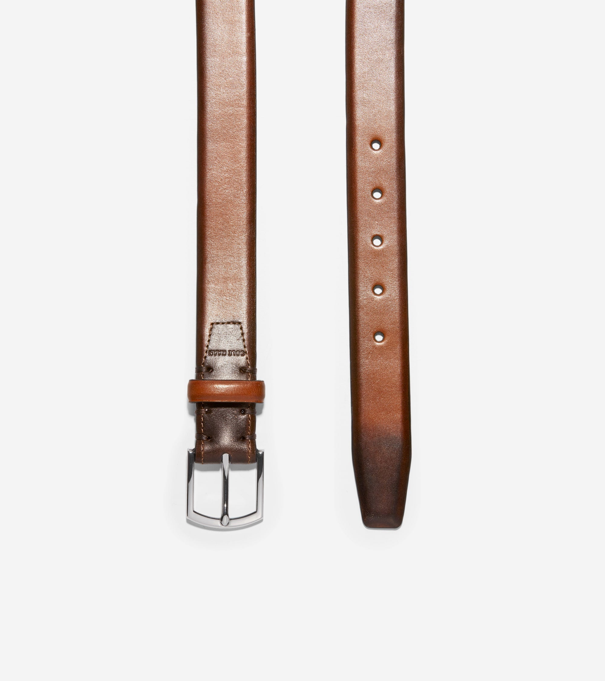 Lewis 32mm Burnished Leather Belt